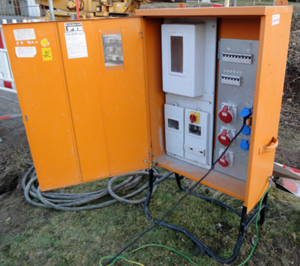 Baustromkasten bei Elektro Emmerich GmbH in Neuenstein Raboldshausen